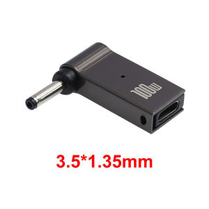 100W USB Type-C to Dc Power Jack Connector USB C to Universal Laptop Power Adapter Plug Converter For HP Dell Lenovo Asus Acer