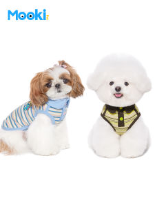 Mooki pet | Stripe Vest For Cats and Dogs Autumn