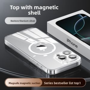 CHECKON | Magnetic Ultra Thin Transparent Animation Display Compatible Phone Case