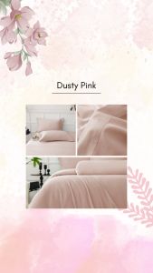 Luxez Luxury Egyptian Cotton Full Bed Set - Dusty Pink
