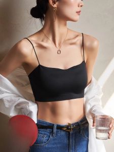 miiow | Cat Woman Backless Bralette Thin Strapless Tube Top Womens Underwear Integrated Design Prevents Exposure Summer Online Exclusive Nylon Fabric