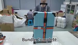 Adjustable Luggage Strap Reinforcement and Cross Strap Safety Rope Travel Handle Box Accessories