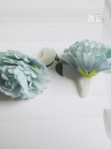 Vật Liệu Thủ Công DIY Hoa Hồng Nhỏ Hoa Lụa Giả Hoa Giả Đồ Trang Trí Nhà Phòng Khách Hoa Tươi Trong Suốt