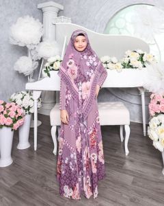 gamis syari melati series (ANAK) BY AC COLLECTION bahan adem dan lembut