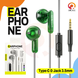 [RO ACC] NANVAN NVN-HF20 HEADSET EARPHONE SUPER BASS JACK 3.5MM / USB-C TRANSPARAN PREMIUM
