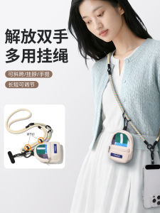 สายโซ่โทรศัพท์มือถือแบบสะพายข้างสำหรับผู้หญิง สายโซ่ป้องกันการปล้น กระเป๋าใส่หูฟัง สายโซ่โทรศัพท์มือถือ Apple Pro3 สุดหรู