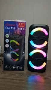 Karaoke Portable Dual Loud Sound Wireless Bluetooth Speaker 6*2 Inch Rechargeable with BT/MIC/FM Free Microphone