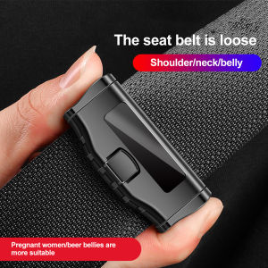 HLINKEY Universal Car Seat Belt Holder Clip Adjustable Auto Safety Belt Limiter Stopper Non-slip Seatbelt Buckle Clamp Car Accessories