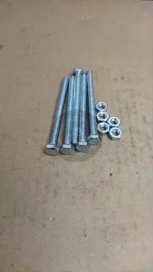 BAUT MUR KUNCI 10 M6X75 PANJANG 75CM PUTIH M6 X 75 75 CM 75MM 75 MM DIAMETER DRAT 6MM BAUD 6X75 6 X 75 HEXA BOLT PITCH DRAT 1.0 GALVANIZ GALPANIS GALVANIS sekrup skrup