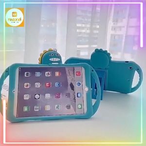 Huawei MatePad 10.4 2020 2021 2022 Softcase Dino Case Casing Standing Cover Case Grip Handle Strap Tali