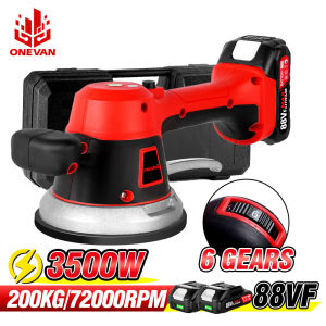 onevan เครื่องปู 3500W ระดับกระเบื้อง ถ้วยดูดอัตโนมัติ สำหรับแบตเตอรี่ Makita 18V