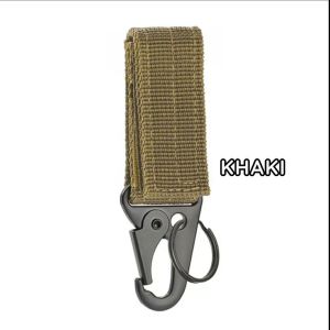 Kait Karabiner Gantungan Kunci Multifungsi Carabiner Military Tactical Nylon Belt