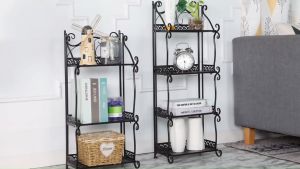 Steel Rack Boltless Rack 4-Layer Heavy Duty Standalone Grocery Organizer