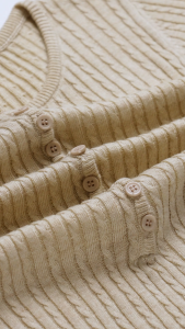 [KOREAN BRAND - VANILLA KNIT] Light Air Cable Knit - Premium Korean Style