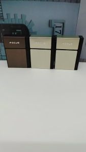 FOCUS กล่องใส่บุหรี 2 IN 1 กล่องเก็บบุหรีพร้อม ไฟแช็คไฟฟ้า กันกระแทก อลูมิเนียมทนทาน 20 มวน