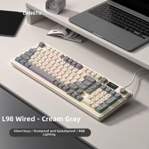 Langtu | Multimode Silent Keyboard for Computer Gaming and Office Use Key-Keyboard Set