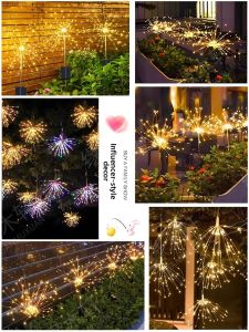 PAIMIJI | Waterproof Outdoor Landscape Lighting Solar Fireworks Lamp
