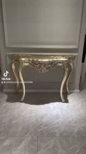 KỆ BÀN CONSOLE TÂN CỔ ĐIỂN GỖ TỰ NHIÊN NHẬP KHẨU A8801