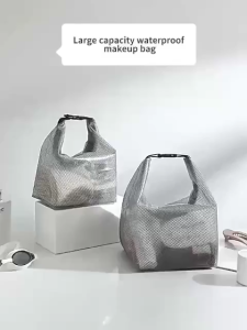 Swimming Fitness See-Through Gear Storage Clear Waterproof Pouch Large Capacity Drawstring Bag