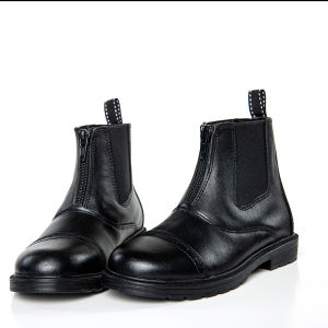 Childrens Leather Equestrian Equipment Riding Boots Professional Competition Anti-slip Obstacle Race Knight Short Boots