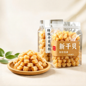 WENXIANGZAN | High Quality Large Dried Scallop Seafood 500g