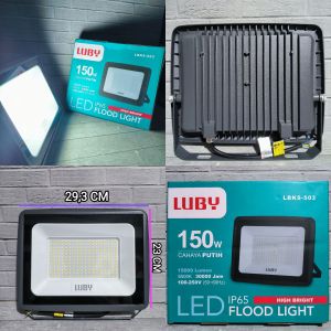 LUBY LAMPU SOROT LED 150W 150Watt LBKS-503 CAHAYA PUTIH FLOODLIGHT 150 Watt KUALITAS TERJAMIN