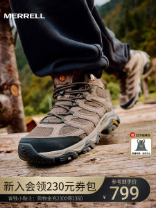 Merrell MOAB3 mid WP Waterproof Outdoor Climbing Shoes Mens Womens Hiking Shoes Anti-slip Wear-resistant Mesh Casual Shoes