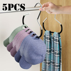 Fashion Metal Hat Storage Wall-Mounted Rack Multi-Functional Storage for Baseball Cap Scarf Belt Practical Hook Utility Hooks