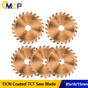 1pc 85x10/15mm Circular Saw Blade 24T/30T/36T Cutting Disc For Wood TiCN Coated TCT Saw Blade Woodworking Wheel Discs Saw Disc