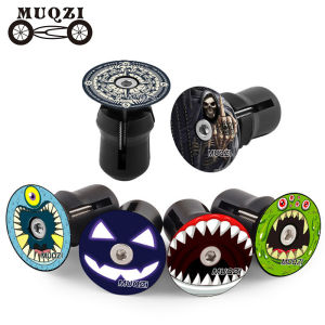 MUQZI Nắp chụp tay lái xe đạp bằng nhôm cho xe đạp địa hình MTB