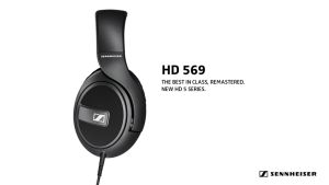 Tai nghe chụp tai chất âm tốt SENNHEISER HD 569 - Bảo Hành Chính Hãng 24 Tháng
