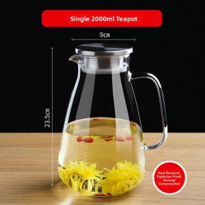 Heat-Resistant Glass Water Pitcher