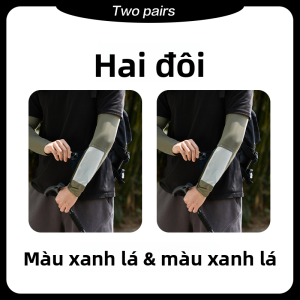 MiiOW | Tay áo chống nắng thoáng khí Ice Silk cho nam mùa hè thể thao ngoài trời du lịch chống tia UV tay áo điện thoại di động