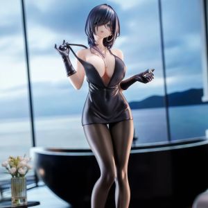 Bandai | Black Dress Hengshan Shijian Anime Game Peripheral Models Trendy Toys Anime Figurines Table Decorations and Birthday Gifts