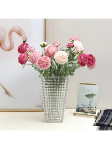 ดอกไม้เทียม Dream Deer Studio ดอกไม้ประดับรูปตุ๊กตา ดอกไม้ตกแต่งห้องนั่งเล่น ช่อดอกไม้เทียม วัสดุผ้าไหม ดอกไม้ประดิษฐ์ ดอกไม้สด