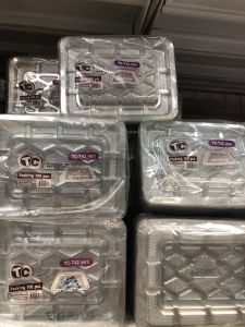 ถาดสอดถุง ขนาด 12.3 เซนต์คูณ 17.3 เซนต์คูณ 1.5 เซนต์หนึ่งแพคบรรจุ 100 ชิ้น