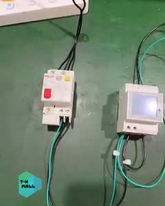 Đồng Hồ Đo Điện Đa Năng Màn Hình LED 1 Pha 100V 220V 100A Hiển Thị Công Suất Điện Áp Dòng Điện Tần Số Điện Năng Tiêu Thụ