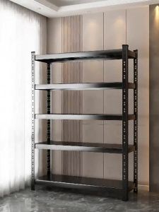 CTstore Storage Shelves Home Angle Steel Storage Rack Balcony Shelves Multi-layer Floor Supermarket Display Shelves WUZM