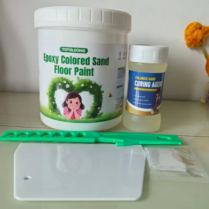 Epoxy Floor Paint Self Leveling Waterproof Anti-Slip Cement Floor Paint Pintura Sa Sahig for Concrete Tile Garage Outdoor Heavy Duty Epoxy Floor Paint Waterproof Floor Paint for Outdoor Indoor Garage