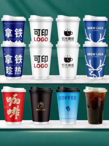 PAITUO | Custom Logo Double-wall Hot Drink Paper Cup with Lid