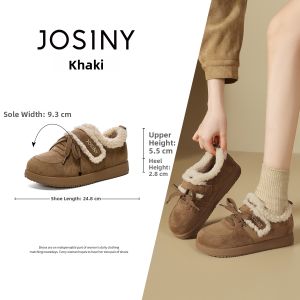 Josiny | Warm Fleece Insulated Low Cut Snow Boots