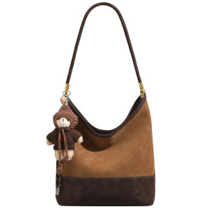 URCDN RDALVO | Retro Brown New Winter Hot Large Capacity Tote Bag
