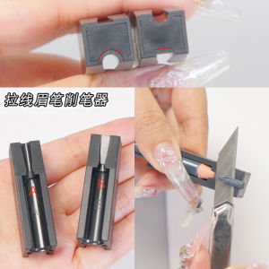 Eyebrow Pencil Sharpener Helper Flat Duckbill Type Hair Removal Tool for Beginners Makeup Tool by Heness Eyebrow Pencil