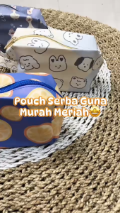 Pouch Make Up Murah - Pouch Makeup Anti Air Waterproof Motif Murah - Bisa COD