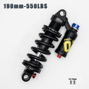Evosid | EVOSID MTB Bike Air Shock Absorber 165/190/210/230mm Air Pressure Adjustment Suspension Mountain Bicycle Shock Absorber Damping