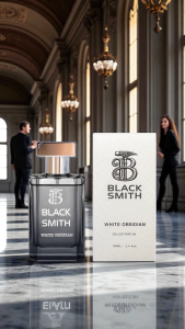 น้ำหอม BLACK SMITH (White Obsidian) 100ml กลิ่นหรูหรา เท่ห์มีเสน่ห์ สะอาดอบอุ่น ติดทนนาน สำหรับทุกโอกาส