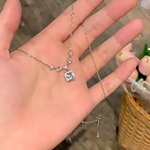 Dây Chuyền Hạt Kim Cương Zircon Lấp Lánh Sang Trọng Thanh Lịch DCZIRCONVUONG34