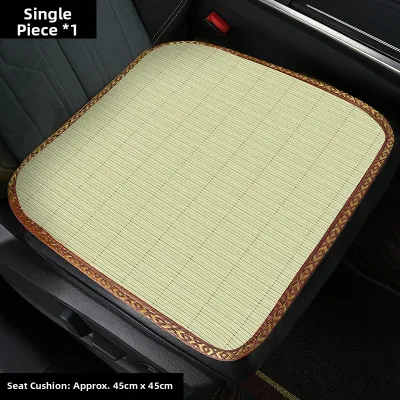 Non-Slip Cooling Bamboo Mat Seat Cushion Set