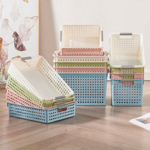 Plastic Storage Basket Desktop Kitchen Toy Kindergarten