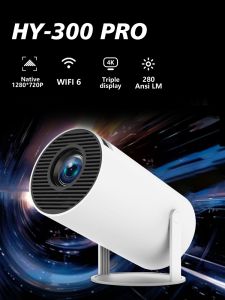 HY300 Pro 4K Android 11 Dual Wifi6 280ANSI Allwinner H713 BT5.0 1080P 1280*720P Home Cinema Outdoor Projetor